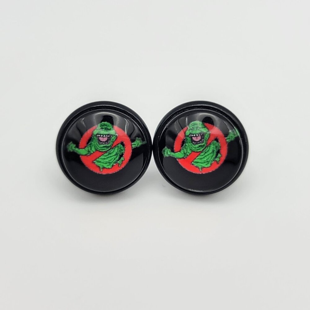 Halloween Slimer Ghost Women's Spooky Fashion Stud Earring